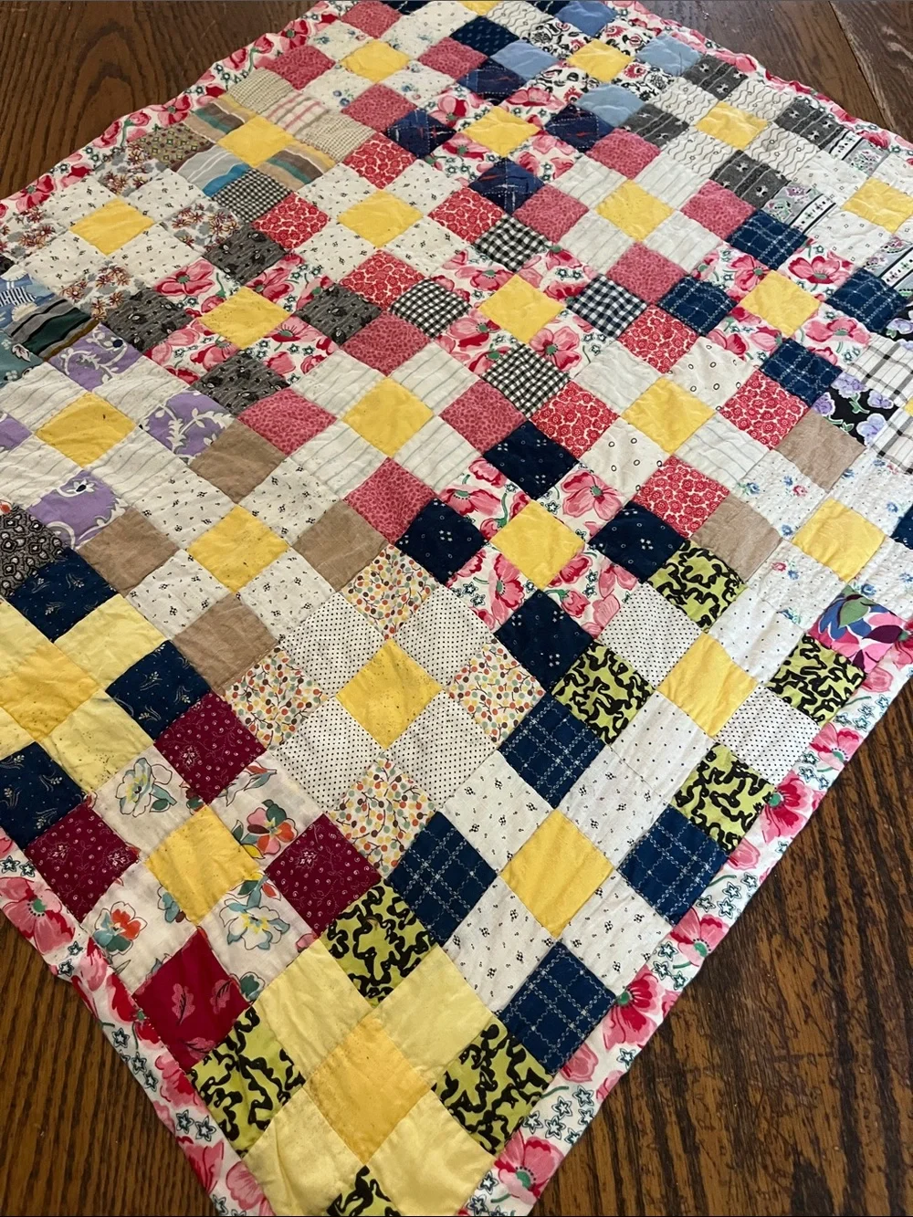 Vintage patchwork mini beautiful handmade